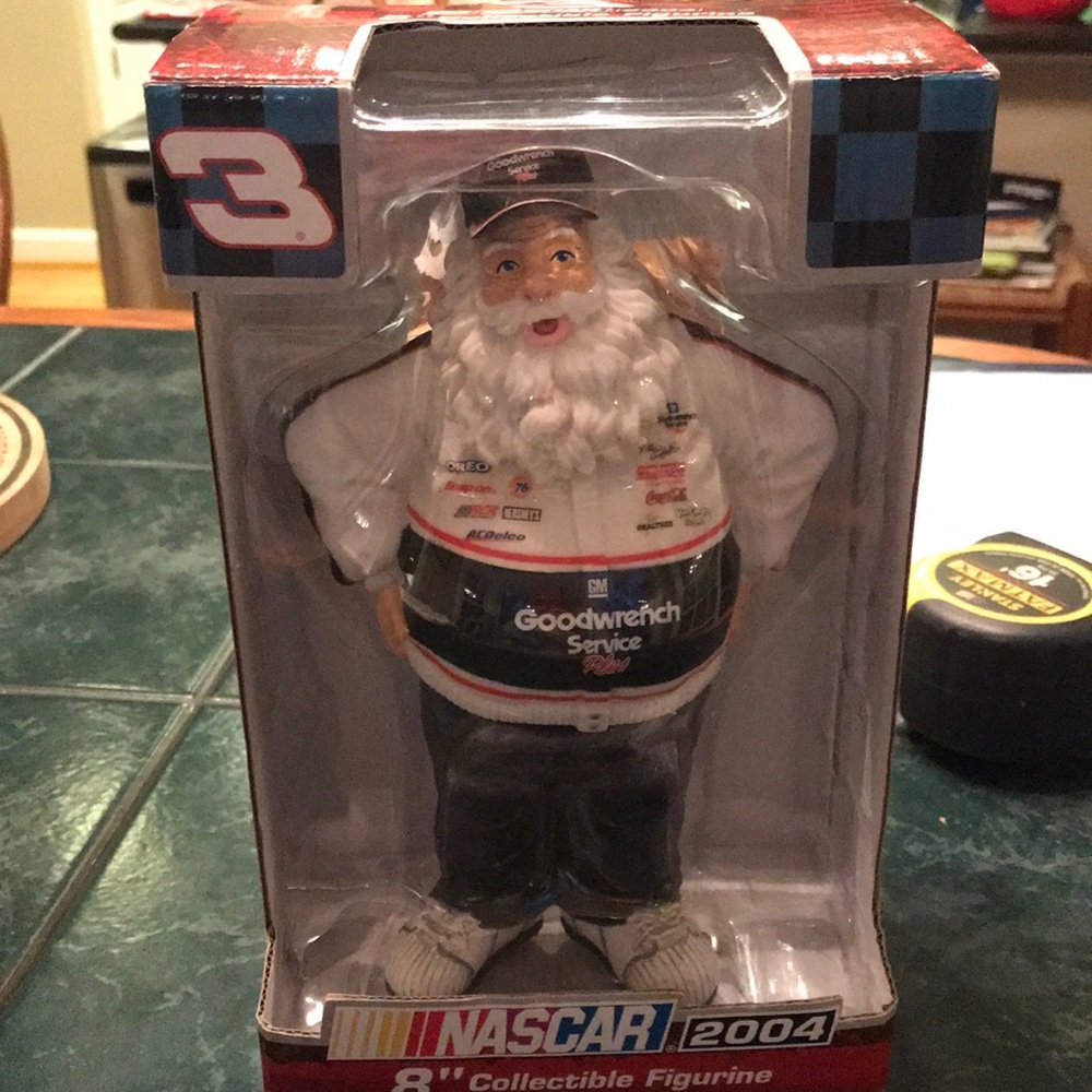 Nascar Dale Earnhardt Santa 8” Collectible Figurine